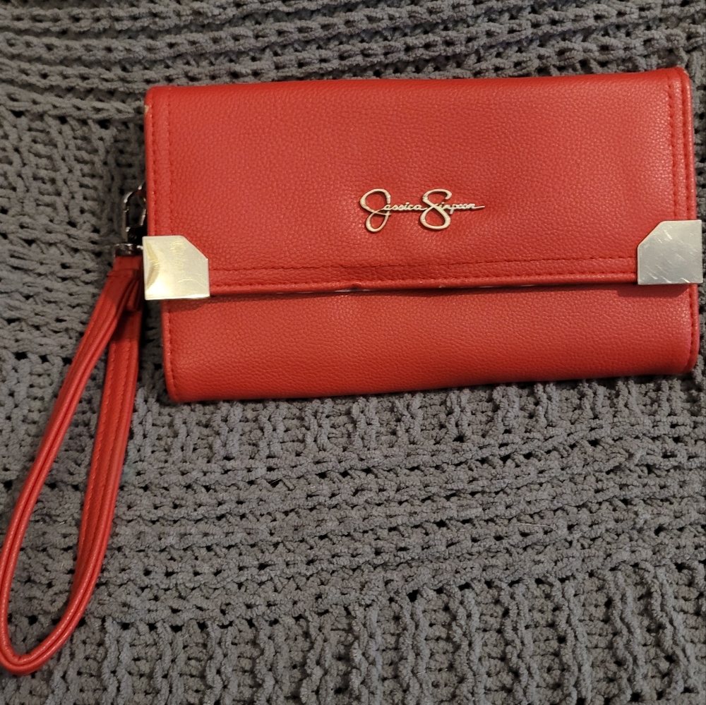 Red Jessica Simpson wallet - Picture 3 of 7